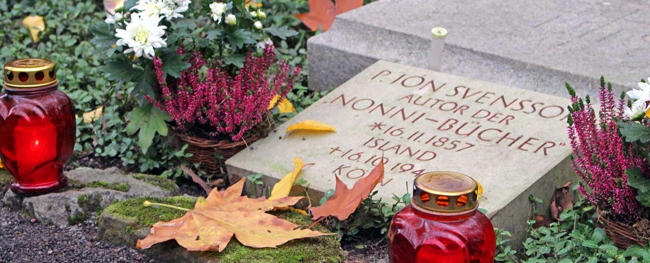 Jón Svenssons Grab auf dem Melatenfriedhof Köln. (Foto: Theresa Meier)