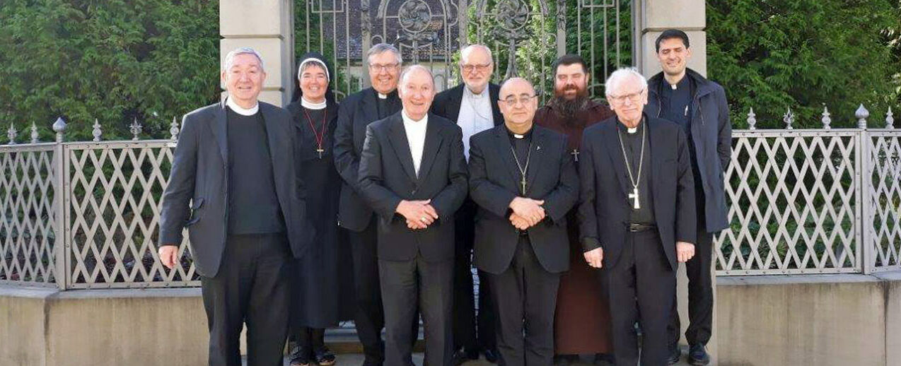 Die Teilnehmer der Nordischen Bischofskonferenz im Benediktinerkloster in der Schweiz. (Foto: Nordische Bischofskonferenz)