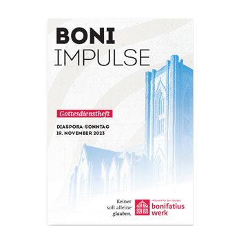 Heft "Boni Impulse" zur Diaspora-Aktion 2023