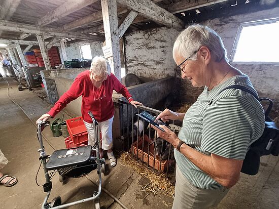 Die Mitglieder des DBw Paderborn zu Besuch in der Fazenda. (Foto: Matthias Micheel)