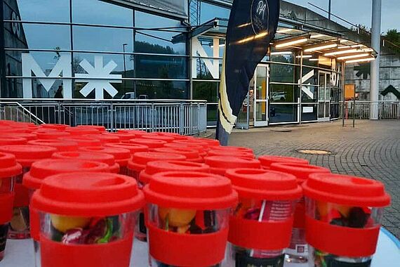 Tolle Aktion am Bahnhof von Montabaur. (Foto: Agnieszka Jurczyk) 
