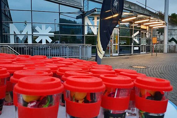Tolle Aktion am Bahnhof von Montabaur. (Foto: Agnieszka Jurczyk) 