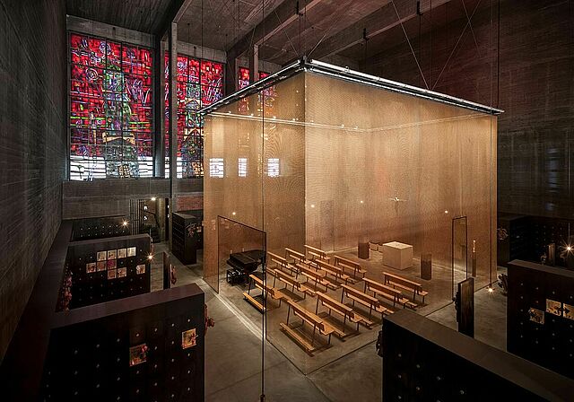 Die Grabeskirche St. Bartholomäus in Köln-Ehrenfeld wird zum Schauplatz der „Christian Mystic Journey“, einer interaktiven, geistlichen Inszenierung (Foto © Kath. Kirchengemeinde zu den Hll. Rochus, Dreikönigen und Bartholomäus)