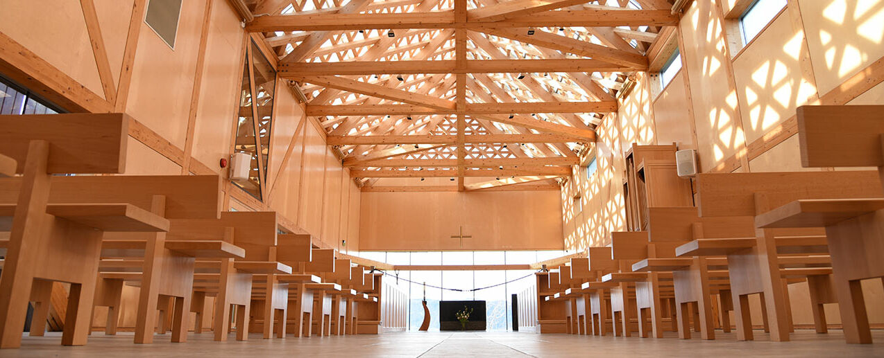 Der Bau der Klosterkirche des St. Marienkloster in Tautra, Norwegen wurde von der Bauhilfe des Bonifatiuswerkes gefördert. (Foto: Patrick Kleibold)