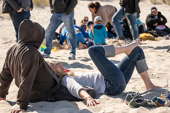 Durchatmen, Kraft tanken und Spaß haben – darum geht es bei den Angeboten von „Down & Mee(h)r“. Foto: Geert Maciejewiski