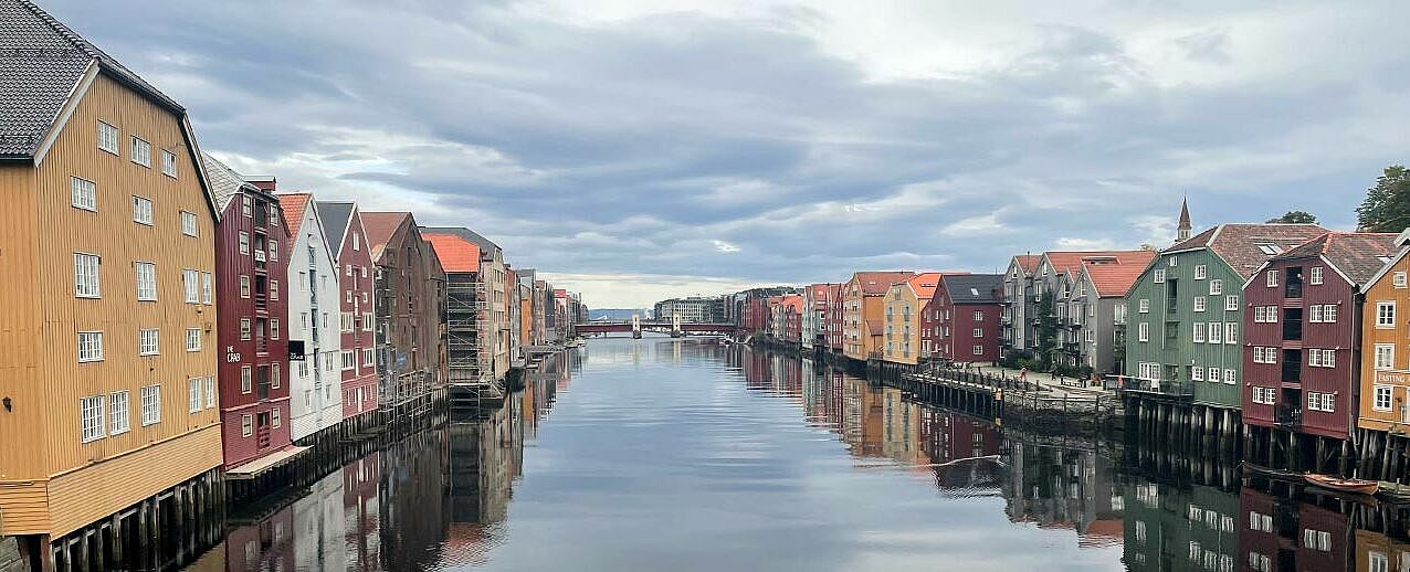 Blick auf Trondheim (Foto: Julian Heese)