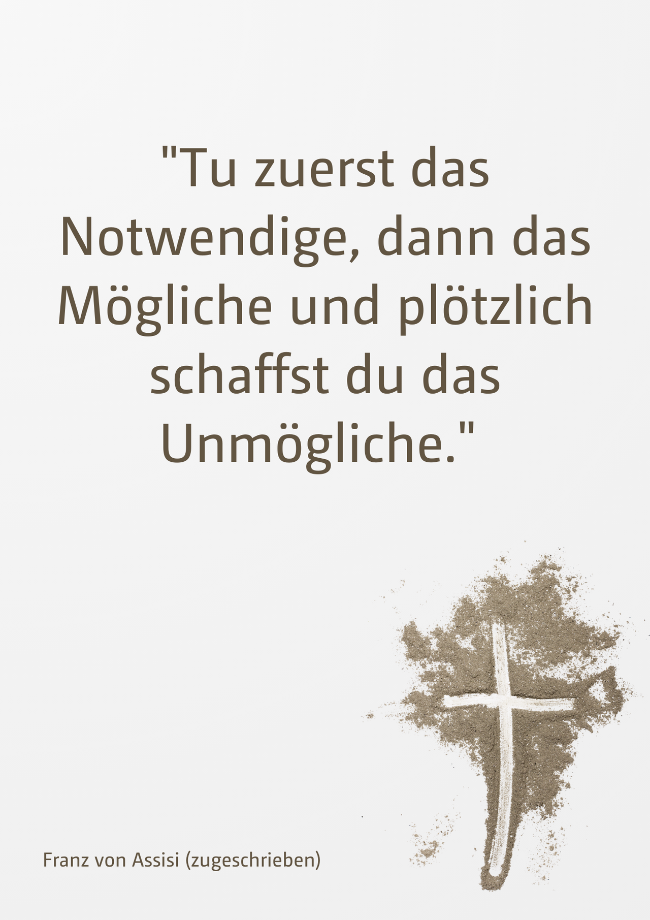 Impuls zum 3. Fastensonntag: Franz von Assis