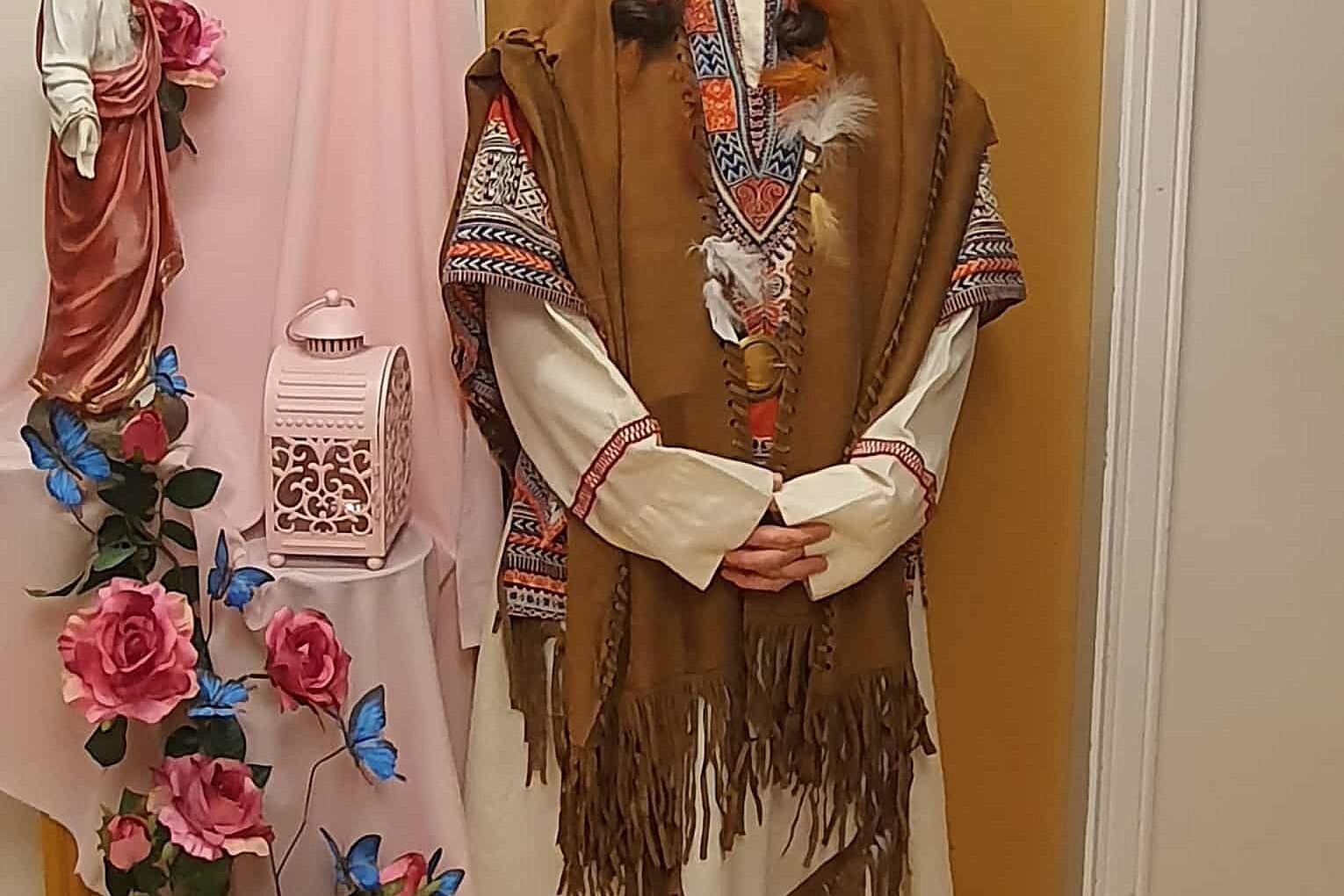 Sr. Bianca im Karmelkloster in Hafnarfjördur. Die junge Frau kommt aus einem Indigo-Stamm in Kanada (Foto: Msgr. Georg Austen) 