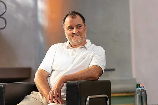 Musiker, Produzent und Geschäftsführer der Popakademie Baden-Württemberg Michael Herberger. Foto: Hartmut Salzmann