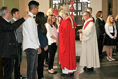 Am Berufskolleg St. Michael in Ahlen können sich Schüler firmen lassen.