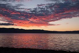 Sonnenuntergang Trondheim. (Foto: Dan Dreyfuss)