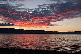 Sonnenuntergang Trondheim. (Foto: Dan Dreyfuss)