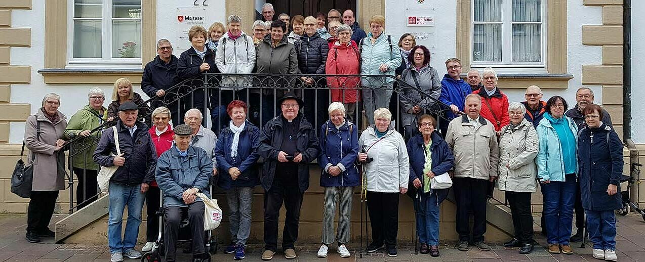 Mehr als 40 Mitglieder des Diözesan-Bonifatiuswerkes Görlitz besuchten das Bonifatiuswerk in Paderborn im Rahmen eines mehrtägigen Ausfluges nach Westfalen. (Foto: Daniel Born)