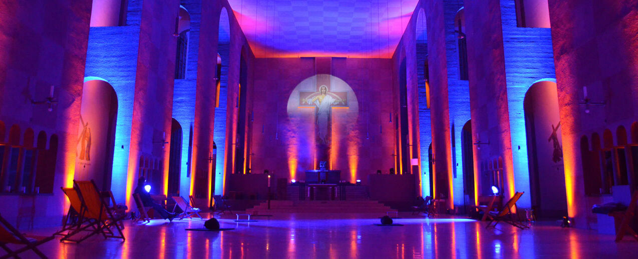 Nachtschimmer 2021: Erstes Adventswochenende im Zentrum für christliche Meditation und Spiritualität in Bornheim. (Foto: B. Holler)