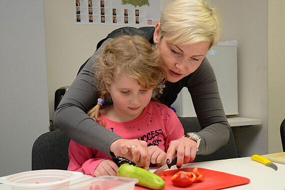 Die Arbeit mit Kindern war ein wichtiger Bestandteil im Rahme der Personalstelle. (Foto: A: Herrmann)