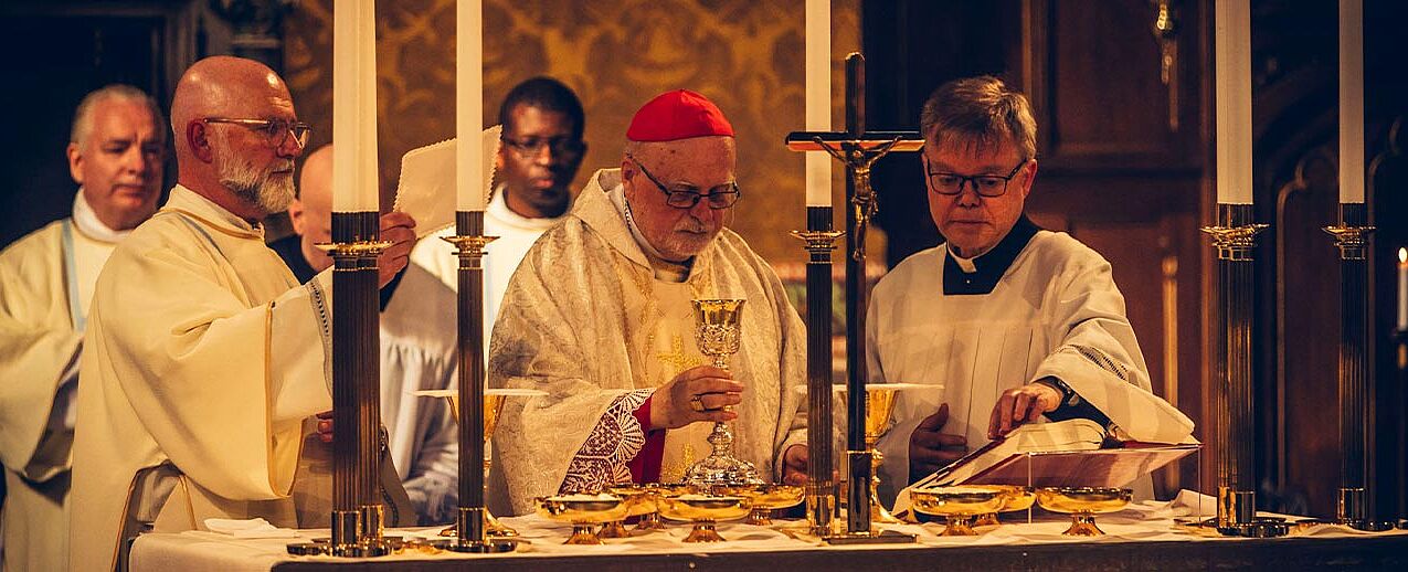Bischof Kardinal Anders Arborelius bei der Weihe der St. Johannes Kirche in Stockholm. (©Rickard L Eriksson - New Art Production AB)