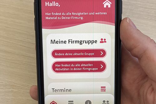 Mit der Firm-App können Firm-Gruppen sehr einfach verwaltet werden. Foto: Bonifatiuswerk