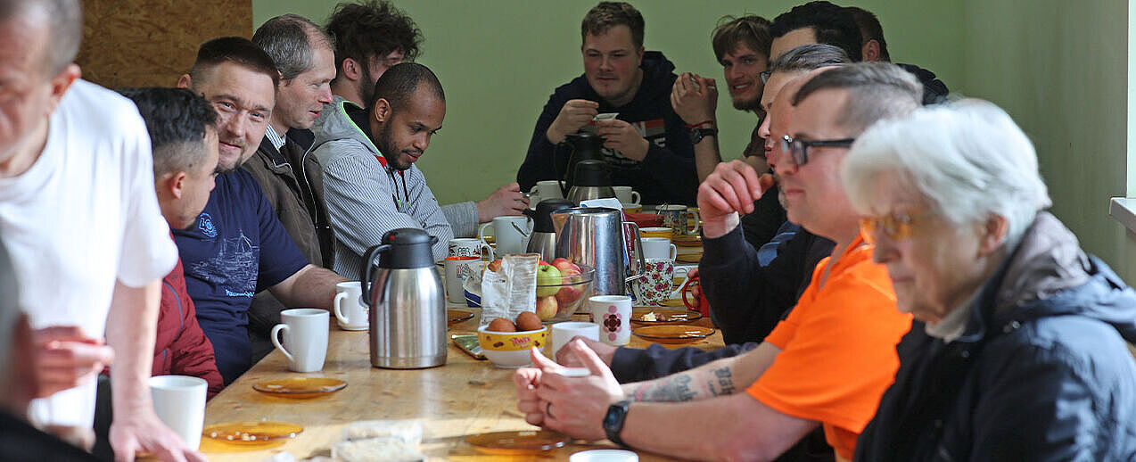 Kaffeepause beim Arbeiten in der Fazenda. (Foto: Markus Nowak)