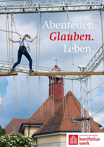 Motiv zur Aktion 2018 "Abenteuer. Glauben. Leben."