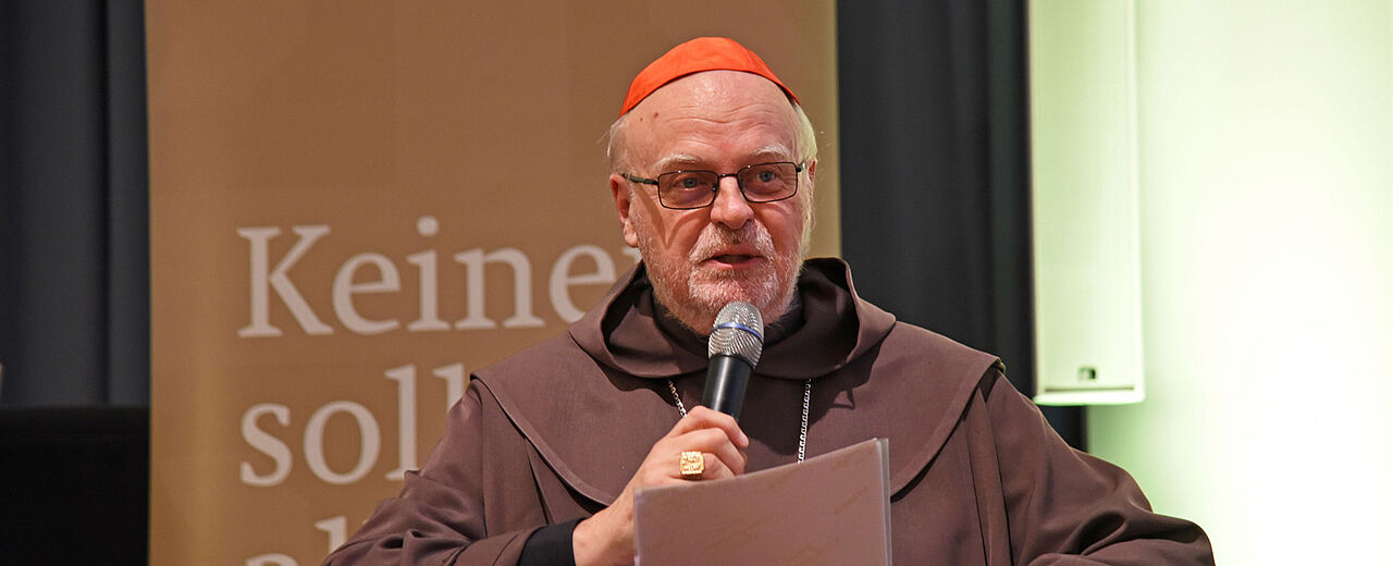 Kardinal Anders Arborelius, Bischof von Stockholm, ruft Christen aller Konfessionen dazu auf, sich gemeinsam für den Frieden einzusetzen. Foto: Patrick Kleibold