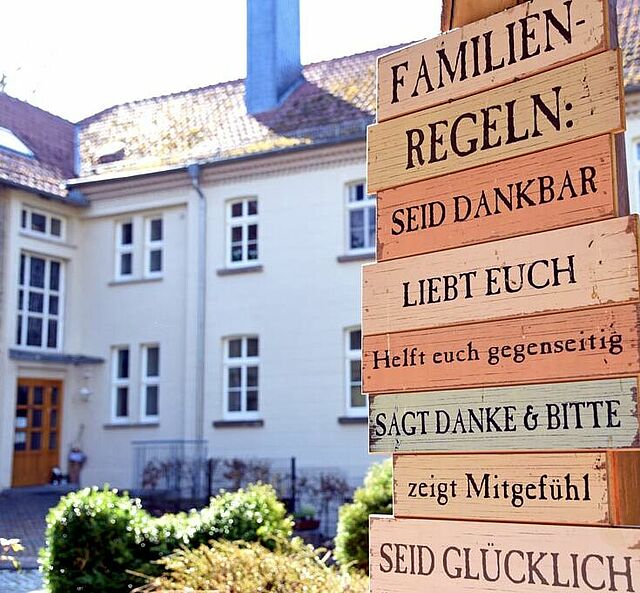 Familienregeln auf dem Kerbscher Berg. (Foto: P. Kleibold)