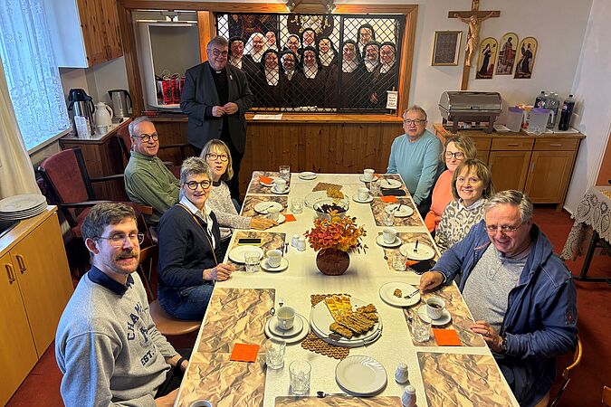 Zu Gast bei den Karmelschwestern in Hafnarfjördur. (Foto: privat)