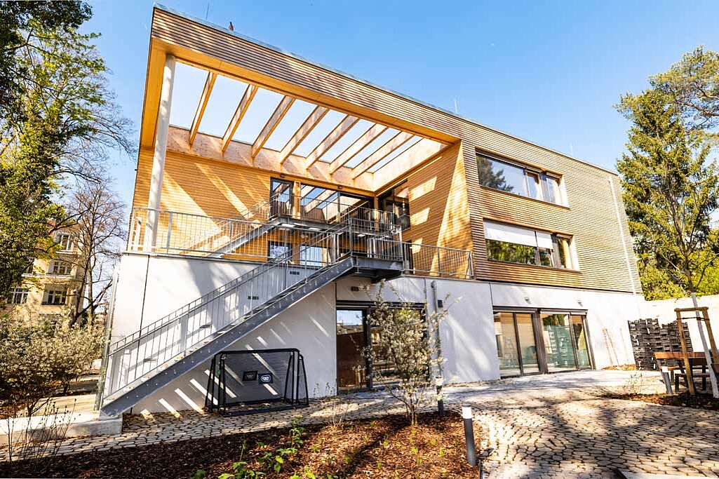 Der Neubau des Kinder- und Jugendhauses Martha in Berlin-Pankow. (Foto: Hartmut Salzmann)