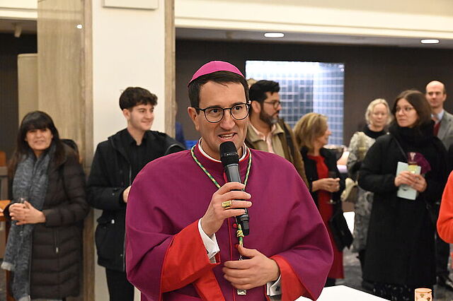Bischof Raimo Goyarrola (Helsiniki) gehörte zu der Delegation, die jetzt vom Papst Leo XIV. empfangen wurden. (Foto: Marko Tervaportti)