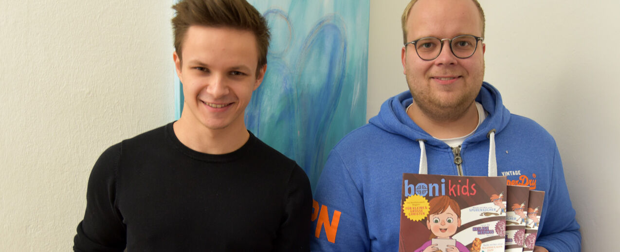 David Gorny und Julian Heese (v.l.). (Foto: Sr. Theresita Maria Müller)