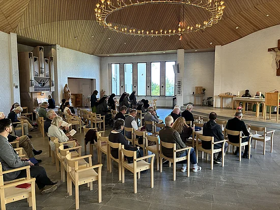 Gemeinsamer Gottesdienst mit den Birgittenschwestern in Vadstena. Foto: Ulrich Franke Gemeinsamer Gottesdienst mit den Birgittenschwestern in Vadstena. Foto: Ulrich Franke