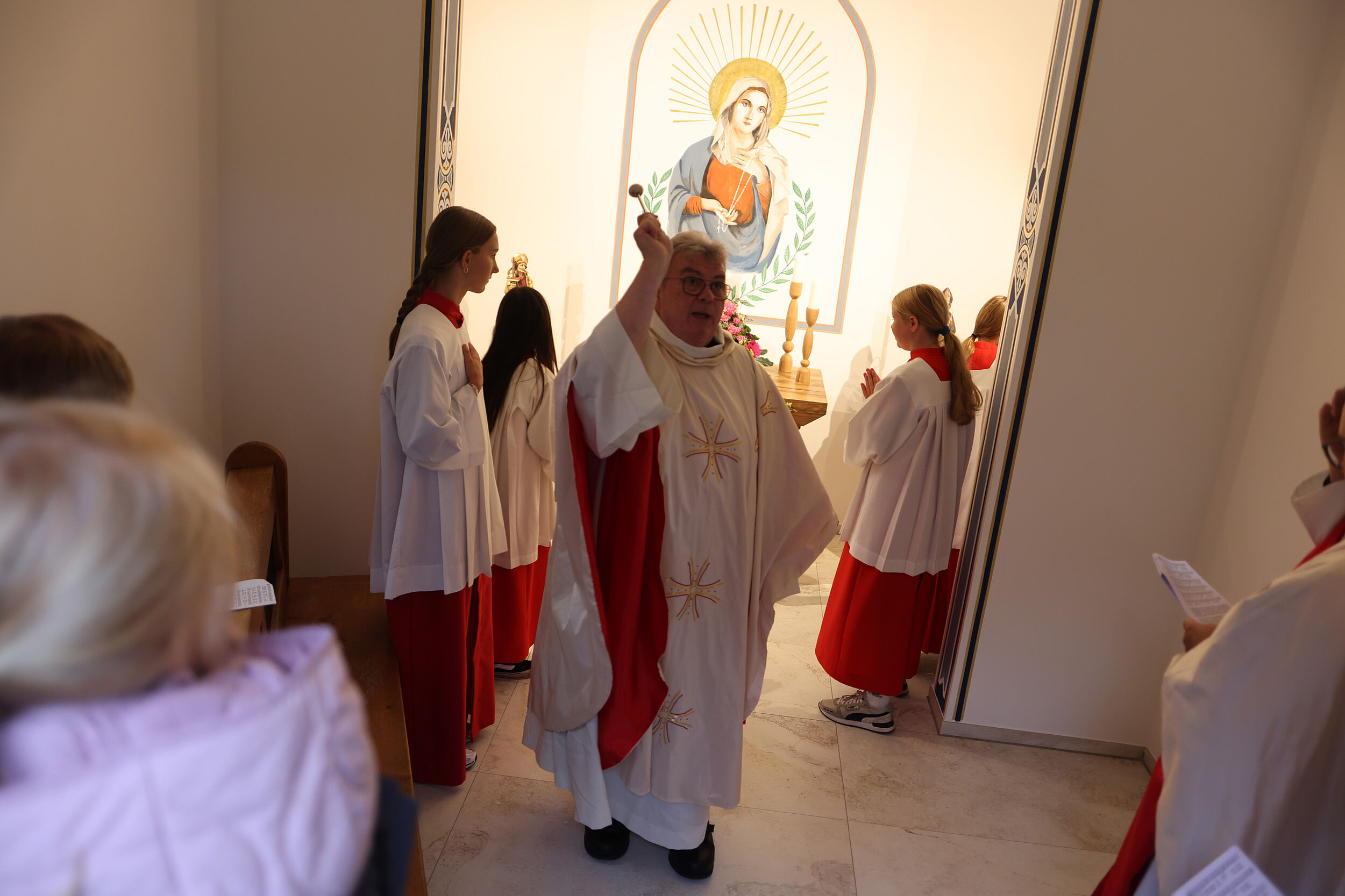 Messfeier und Segnung der neuen St. Liborius Kapelle in Steinhorst (Foto: Bernhard Hoppe-Biermeyer)