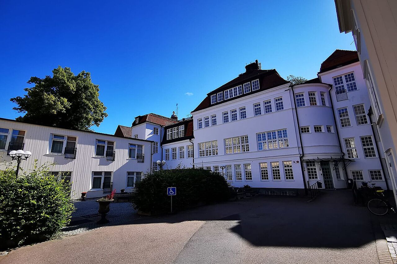 Eine Einsatzstelle von Frederik Hasenauer ist das Newman-Institut in Uppsala. (Foto: Andreas Kaiser)