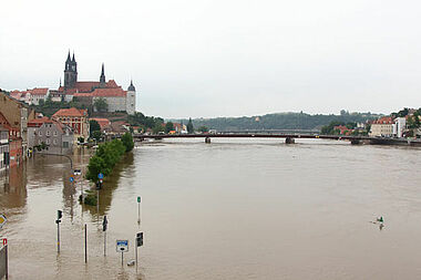 Der aktuelle Blick auf den Dom zu Meißen (Foto: KNA)