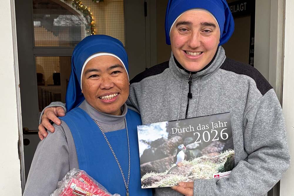 Die blauen Schwestern von St. Joseph. Foto:  Monsignore Georg Austen