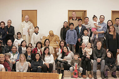 Die Gemeinde in Nuuk ist sehr dankbar für die künstlerische Darstellung Mariens mit dem Leichnam Jesu in ihrem Schoß. Foto: Irwin Dupitas