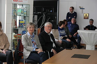 Der ehemalige Bonifatiuswerk-Präsident Heinz Paus und seine Frau Sabine (Foto: Matthias Band)