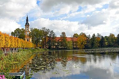 Blick auf das Kloster Neuzelle. Foto: Patrick Kleibold