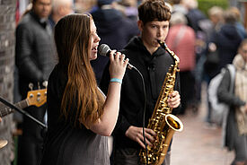 Für gute Stimmung sorgte die Band Watt’n Beat.
