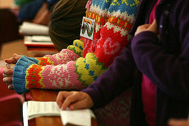 Kinder gestalten bei den Religiösen Kinderwochen auch die Heilige Messe mit. Foto: M. Nowak
