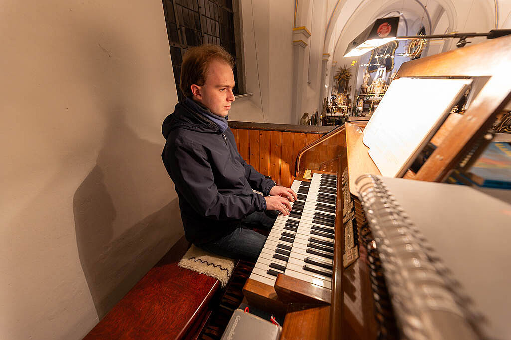 Organist Julius Schäfer