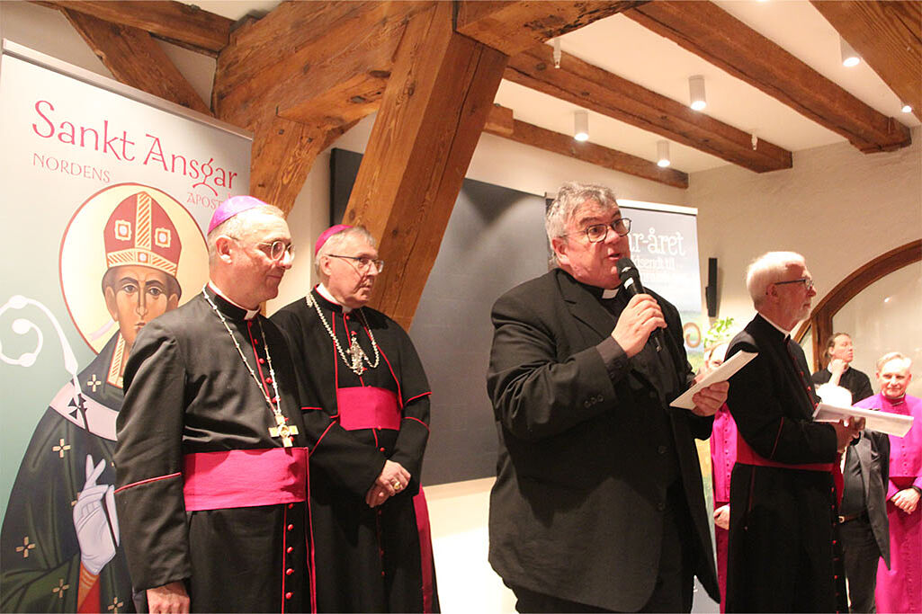 Nahm für das Bonifatiuswerk an den Feierlichkeiten zu „1.200 Jahre Ansgar“ teil: Monsignore Georg Austen, Generalsekretär des Bonifatiuswerkes. Foto: Marco Chwalek / Erzbistum Hamburg