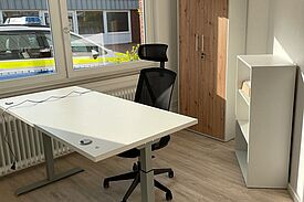 Das renovierte Büro.