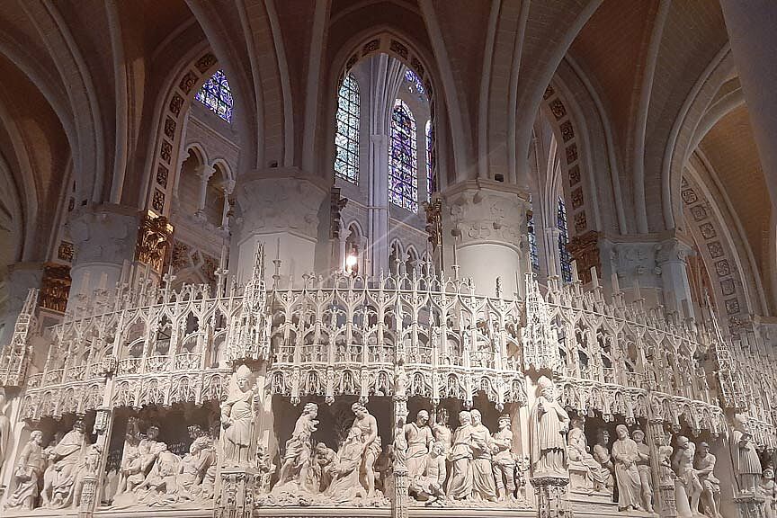 In der Kathedrale in Chartres. (Foto: Christine Böckmann)
