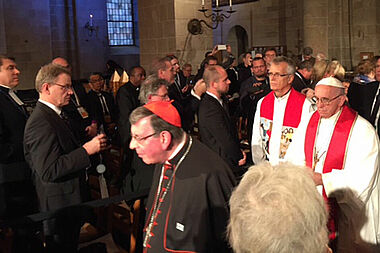 Papst Franziskus bei der ökumenischen Gedenkveranstaltung zum 500. Jahrestag der Reformation in Lund.