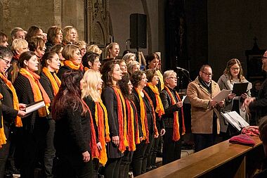 Der Gospelchor St. Vitus Singers. Foto: Klaus Harnischmacher
