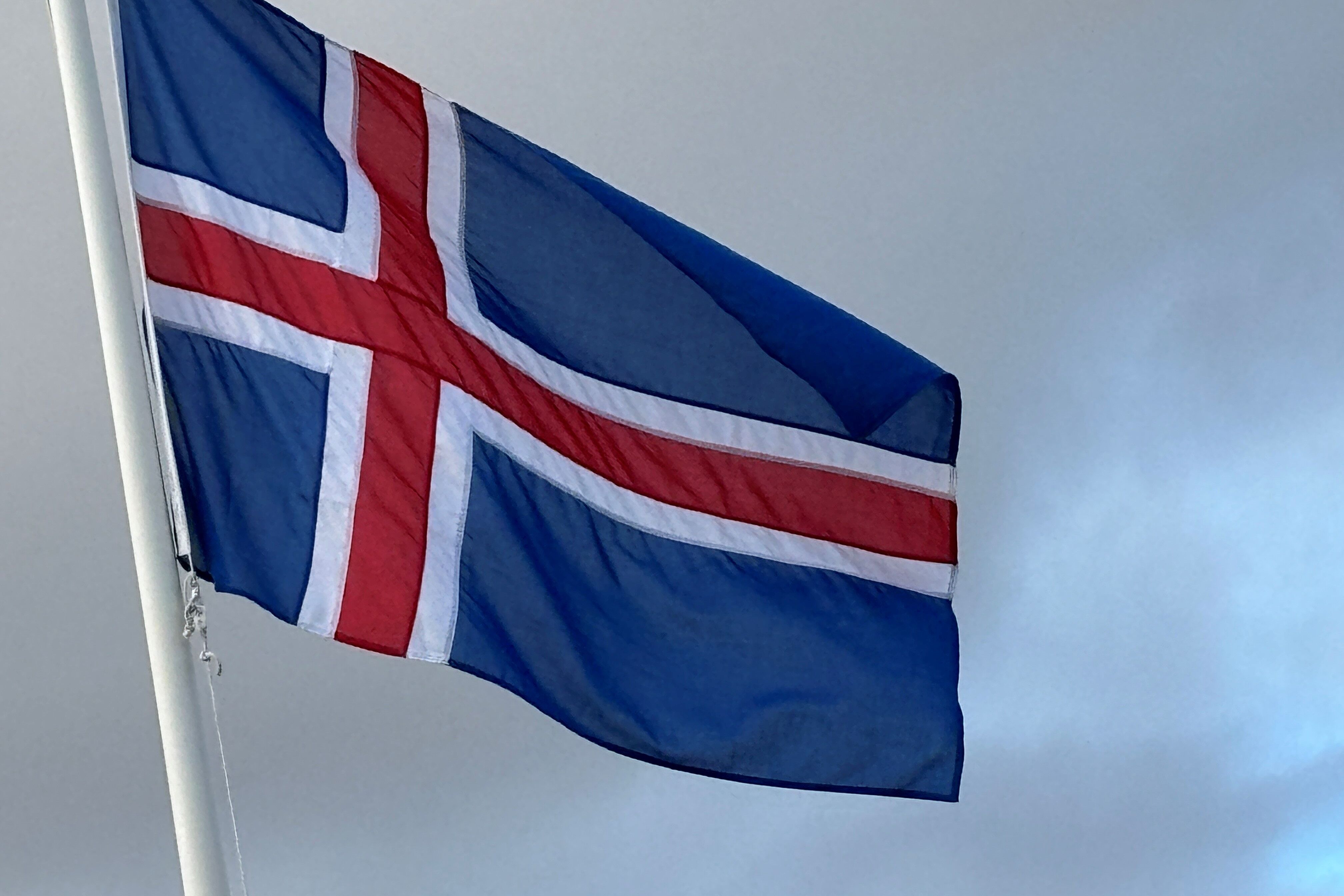 Flagge von Island. (Foto: Msgr. Georg Austen)