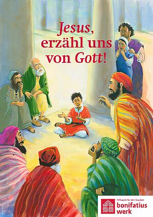 Motiv zur Aktion 2020: "Jesus erzähl uns von Gott"