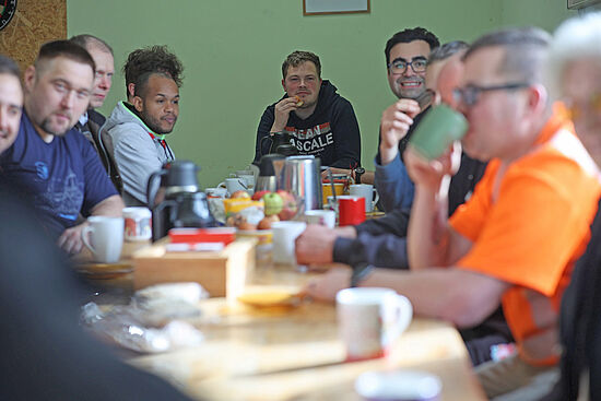 Kaffeepause beim Arbeiten in der Fazenda. (Foto: M. Nowak)