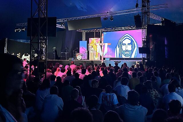 700 junge Menschen aus 23 Ländern kamen beim Festival zusammen. Foto: Chemin Neuf Lettland