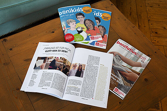 Bonifatiusblatt, Bonikids, schenken & helfen